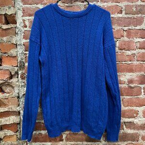 Vintage Charter Club Women's Blue Jumper